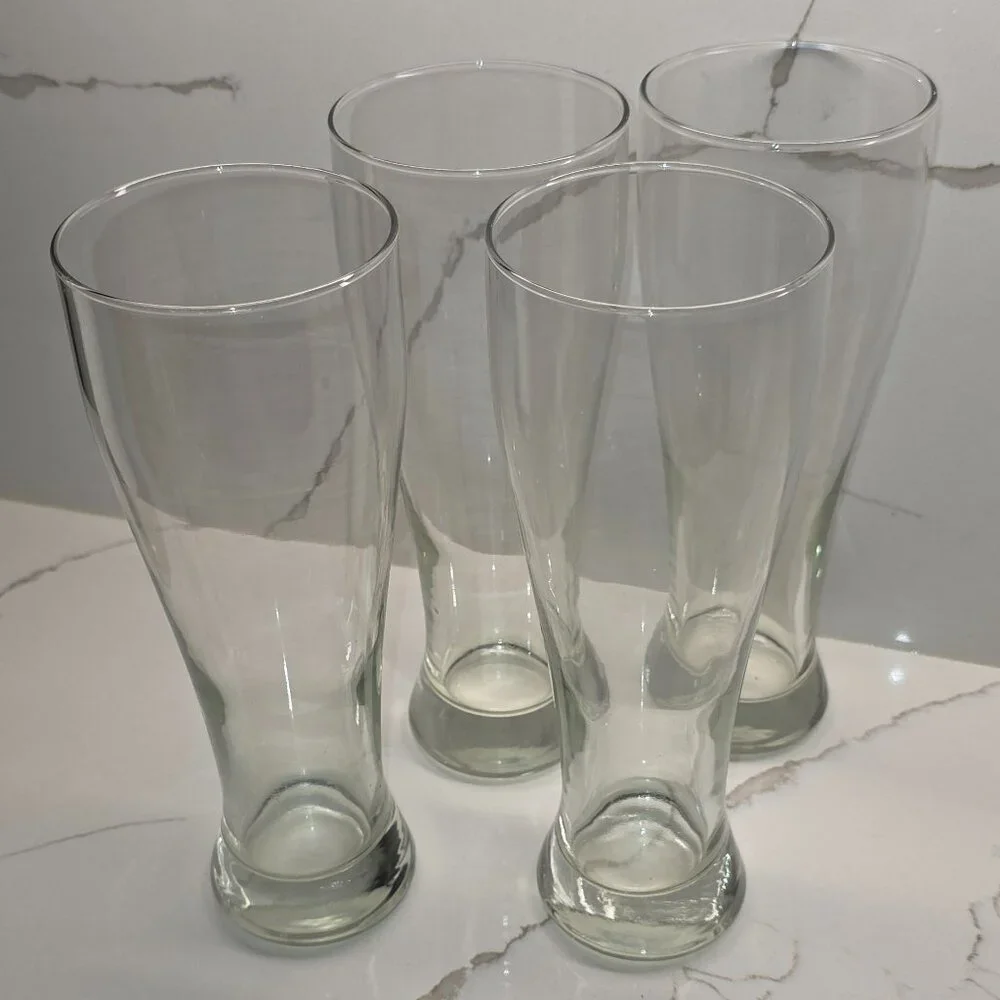 Tall Beer Glasses - set of 4